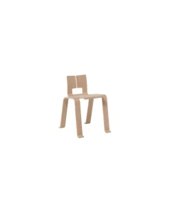 Stapelbarer Stuhl i Maestri - Holz natur - Eichenholzfurnier - Designer Charlotte Perriand