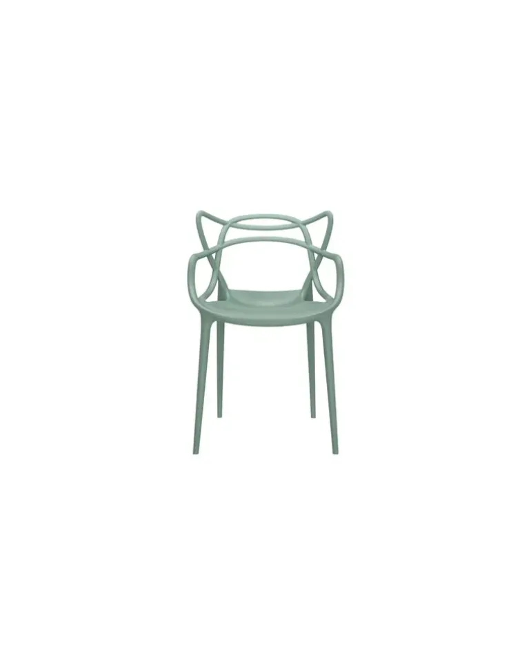 Stapelbarer Stuhl Masters - Grün - Recyceltes thermoplast. Technopolymer - Designer Philippe STARCK with Eugeni QUITLLET