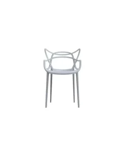 Stapelbarer Stuhl Masters - Grau - Recyceltes thermoplast. Technopolymer - Designer Philippe STARCK with Eugeni QUITLLET