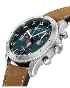 Startimer Pilot Quartz Chronograph Big Date 41mm - Blau