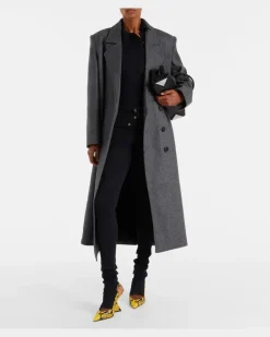 Steghose aus Baumwoll-Jersey Schwarz