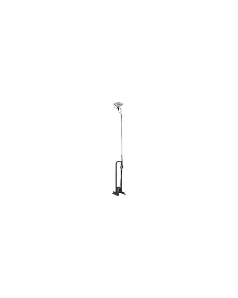 Stehleuchte Toio - Schwarz - Stahl - Designer Pier Giacomo Castiglioni