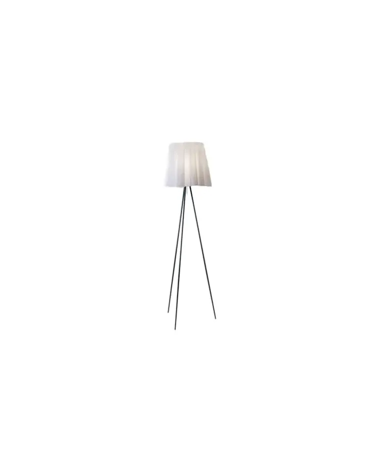 Stehleuchte - Weiß - Gewebe - Designer Philippe Starck
