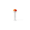 Stehleuchte Wire - Orange - verchromter Stahl - Designer Verner Panton