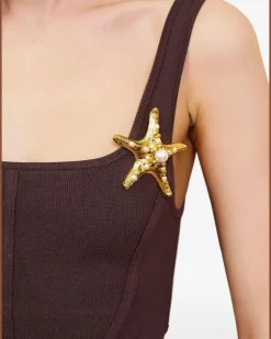 Sternbrosche - Gold