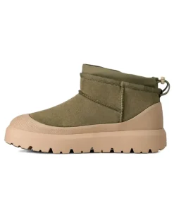 Stiefel mit Plateau - Grün