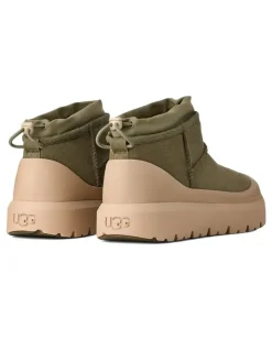 Stiefel mit Plateau - Grün
