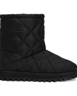 Stiefel mit Steppung - Schwarz