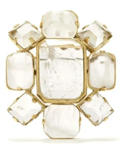 Stones Brosche - Gold