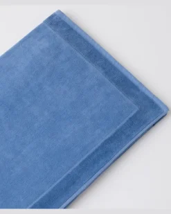 Strandhandtuch Crest Blau