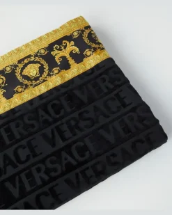 Strandhandtuch I Love Baroque Schwarz
