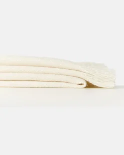 Strandhandtuch Suitcase aus Baumwolle und Kaschmir Beige