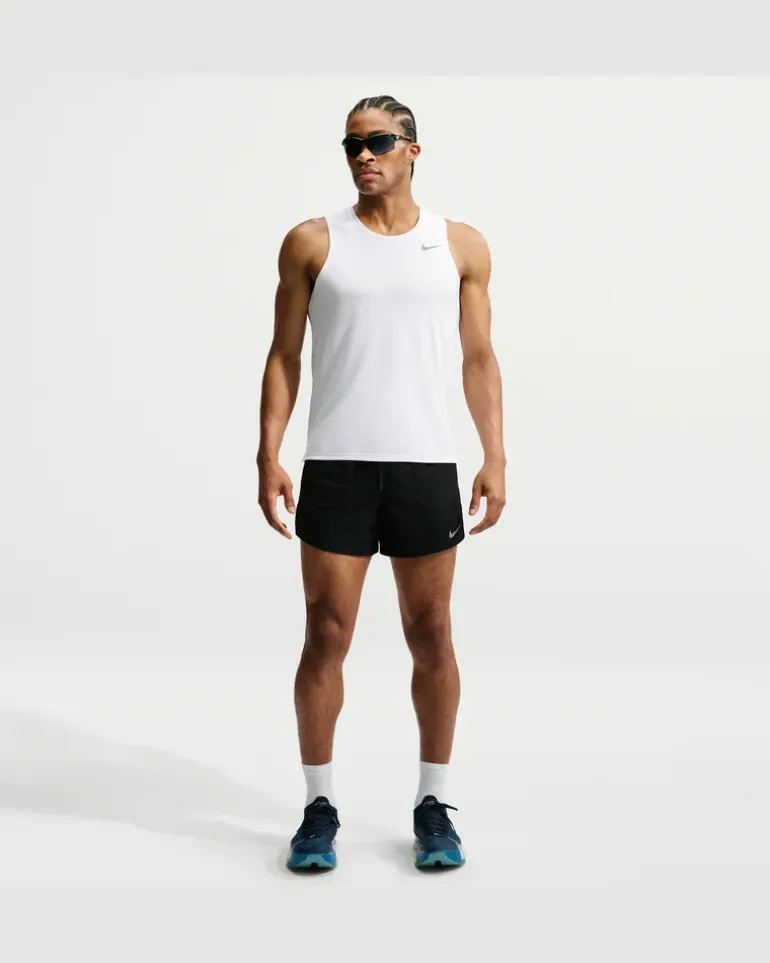 Stride Aero-FIT Laufshorts mit integriertem Slip (ca. 12,5 cm, Herren) - Schwarz