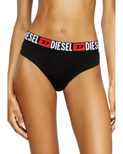 String mit Logo-Bund im Dreierpack - Strings - Damen - Schwarz