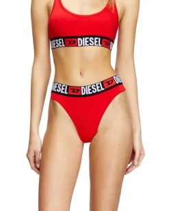 String mit Logo-Bund im Dreierpack - Strings - Damen - Bunt