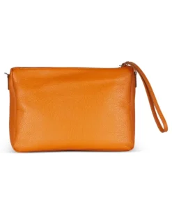 Strukturierte Nora Kosmetiktasche - Orange