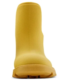 Strukturierte Regenstiefel - Gelb