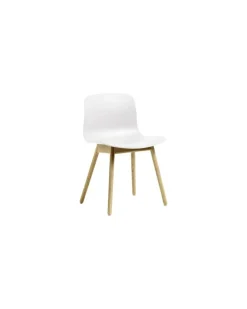 Stuhl About a chair - Weiß - Recyceltes Polypropylen - Designer Hee Welling