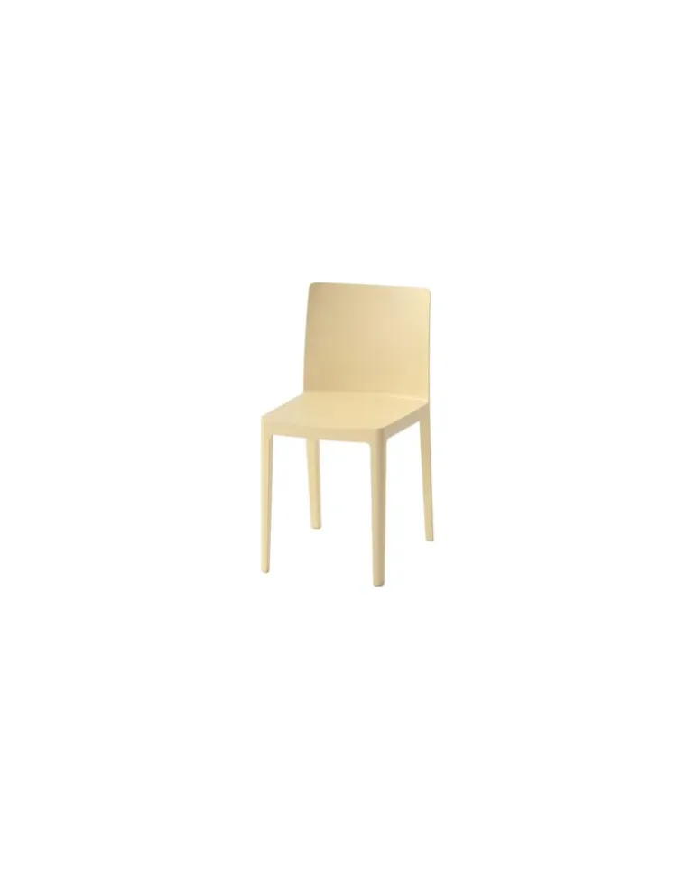 Stuhl Elementaire - Gelb - Glasfaser - Designer Ronan & Erwan Bouroullec