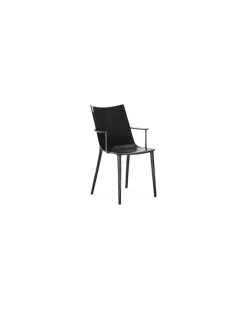 Stuhl H. H.H - Schwarz - Recyceltes thermoplast. Technopolymer - Designer Philippe Starck