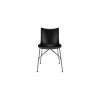 Stuhl Smart Wood - Schwarz - Designer Philippe Starck
