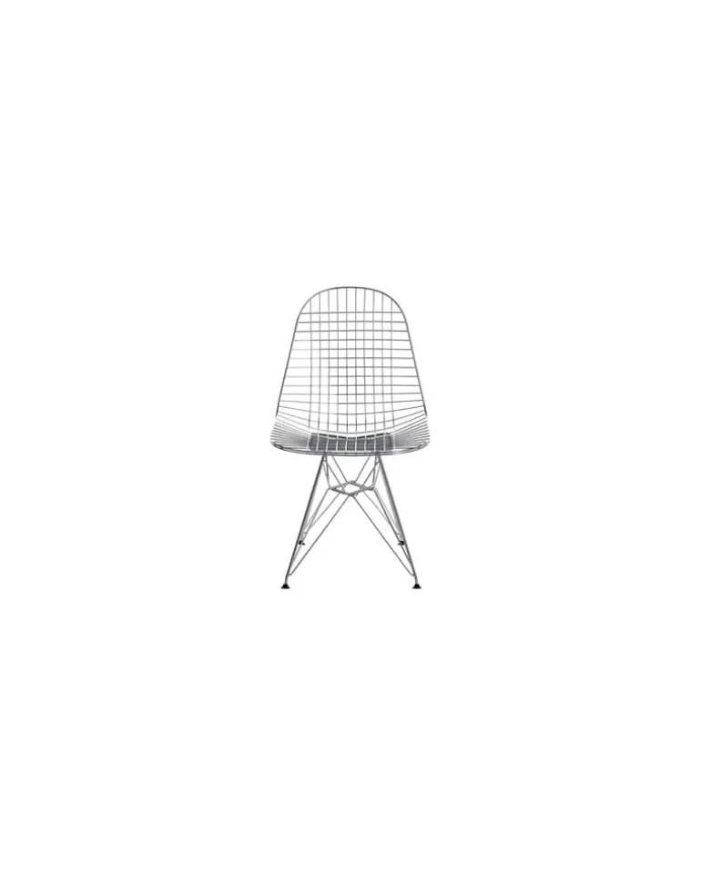 Stuhl Wire Chair - Metall - verchromter Stahl - Designer Charles & Ray Eames