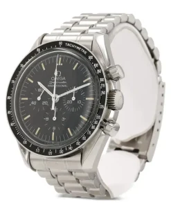 1990s verschraubte Speedmaster Armbanduhr 42mm - Silber