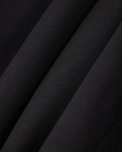 Sweatjacke im Regular Fit aus Modal-Fleece mit Stehkragen Schwarz