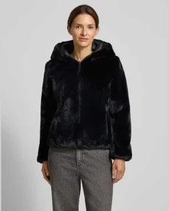 Sweatjacke mit Kapuze Modell 'LAILA Black