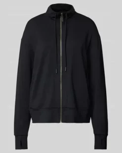 Sweatjacke mit Reißverschluss Modell 'Balance Black