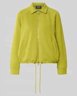 Sweatjacke mit Zweiwege-Reißverschluss Modell 'Taimi Gruen