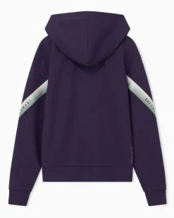 Sweatjacke Natural Ventus 7 mit Kapuze und Reißverschluss Violett