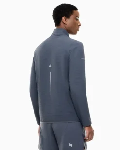 Sweatjacke Ventus 7 aus technischem Gewebe Regular Fit Blau