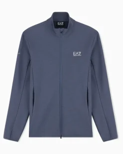 Sweatjacke Ventus 7 aus technischem Gewebe Regular Fit Blau