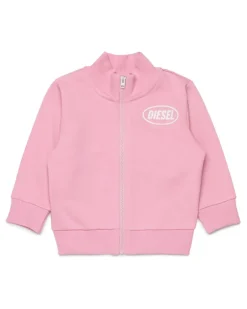 Sweatshirt aus Baumwolle mit Oval D Logo - Sweatshirts - Damen - Schwarz