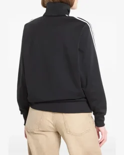 Sweatshirtjacke mit drei Streifen - Schwarz