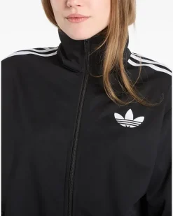 Sweatshirtjacke mit drei Streifen - Schwarz