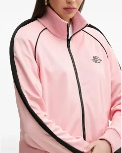 Sweatshirtjacke mit Reißverschluss - Rosa
