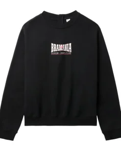Sweatshirtjacke mit Reißverschluss - Schwarz