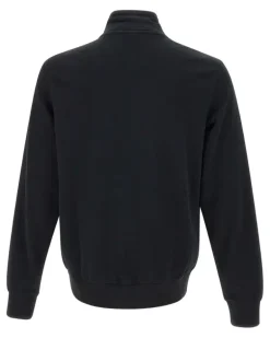 Sweatshirtjacke mit Reißverschluss - Schwarz