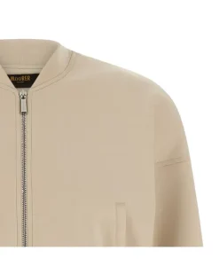 Sweatshirtjacke mit Reißverschluss - Nude