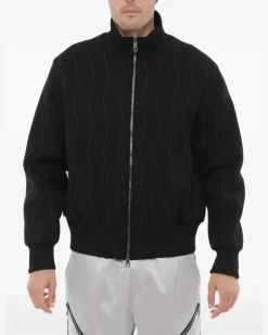 Sweatshirtjacke mit Reißverschluss - Schwarz