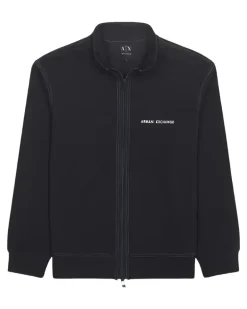 Sweatshirtjacke mit Reißverschluss - Blau