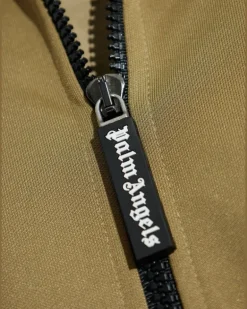 Sweatshirtjacke mit Stehkragen - Grün