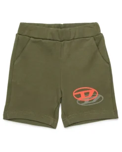 Sweatshorts mit Oval-D-Print - Kurze Hosen - Herren - Grün