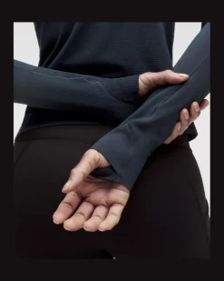 Swiftly Tech Langarmshirt 2.0 Taillenlänge für Frauen – Größe in True Navy