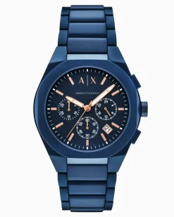 Sync Chronograph aus Edelstahl in Blau Mehrfarbig