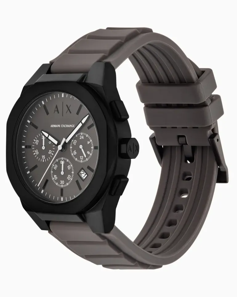 Sync Chronograph aus Silikon in Grau Mehrfarbig