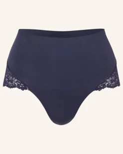 Taillenslip Soft Studio blau Dunkellila