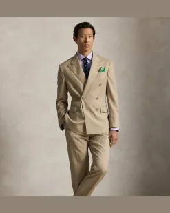 Tailored-Fit Polo-Anzug Brown
